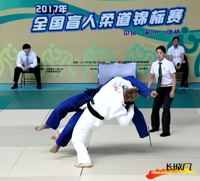 李艷琛在比賽中。李艷琛供圖 