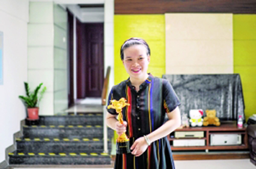 “勵(lì)志女生”張倩昕